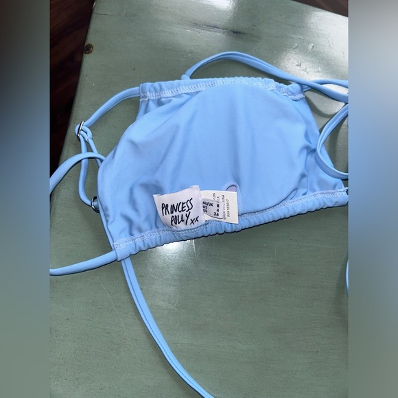 Princess Polly Bikini Top Light Blue Sz 4 - Picture 3 of 6